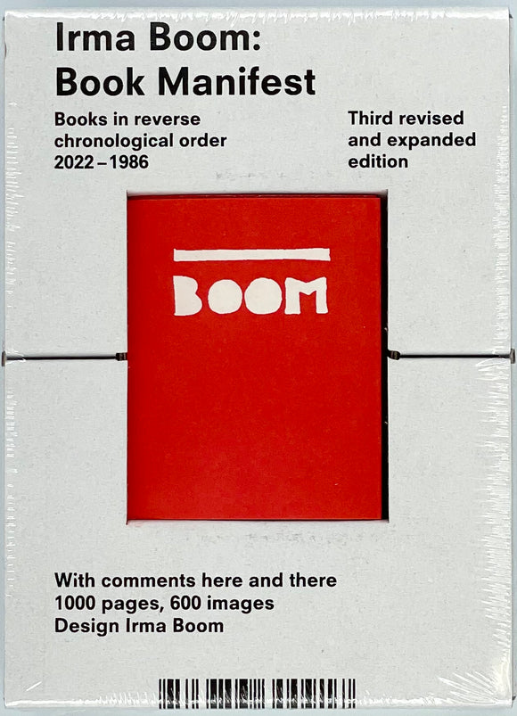 Irma Boom『BOOK MANIFEST』